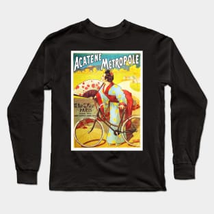 Acatene Metropole Bicycle Poster Long Sleeve T-Shirt